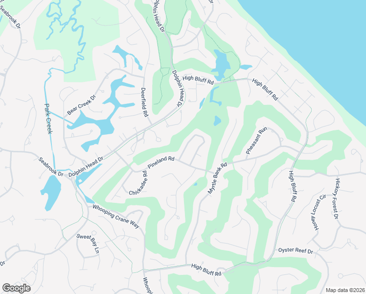 map of restaurants, bars, coffee shops, grocery stores, and more near 39 Field Sparrow Road in Hilton Head Island