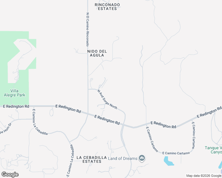 map of restaurants, bars, coffee shops, grocery stores, and more near 2510 North Avenue Sorgo in Tucson