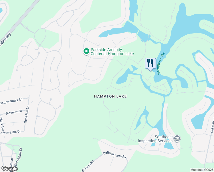 map of restaurants, bars, coffee shops, grocery stores, and more near 441 Hampton Lake Drive in Bluffton