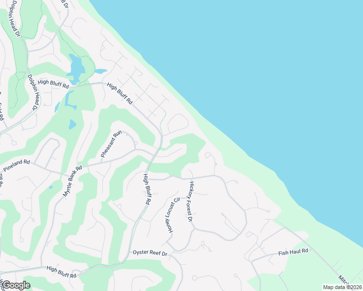 map of restaurants, bars, coffee shops, grocery stores, and more near 15 Myrtle Bank Lane in Hilton Head Island