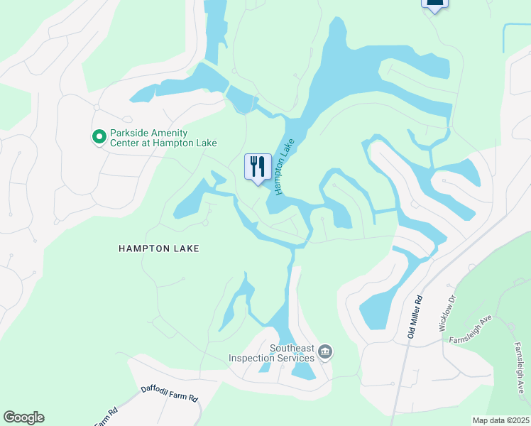 map of restaurants, bars, coffee shops, grocery stores, and more near 172 Hampton Lake Crossing in Bluffton