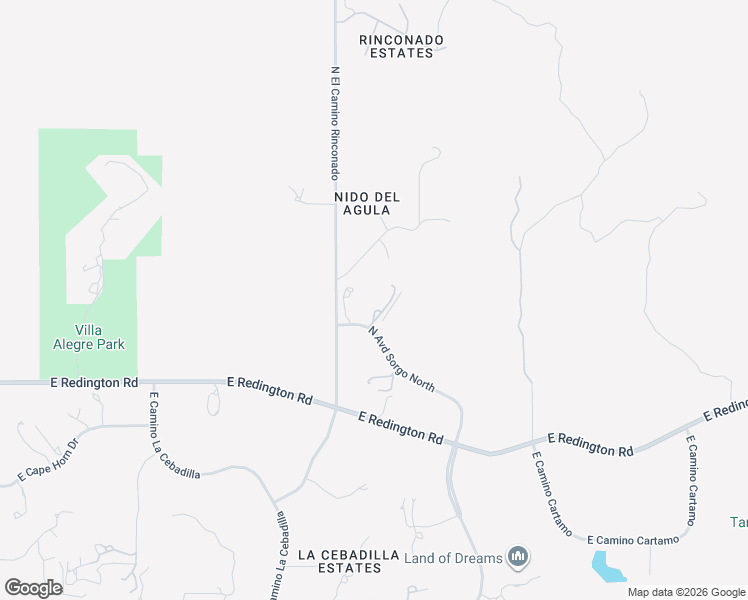 map of restaurants, bars, coffee shops, grocery stores, and more near 2560 North Avenue Sorgo in Tucson