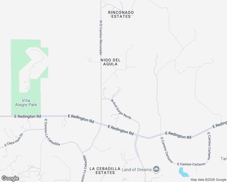 map of restaurants, bars, coffee shops, grocery stores, and more near 2560 North Avenue Sorgo in Tucson