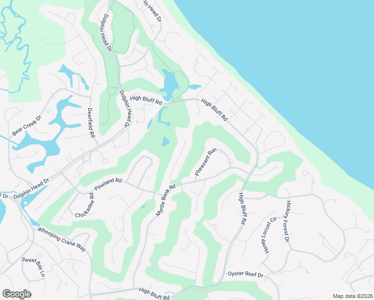 map of restaurants, bars, coffee shops, grocery stores, and more near 22 Towhee Road in Hilton Head Island