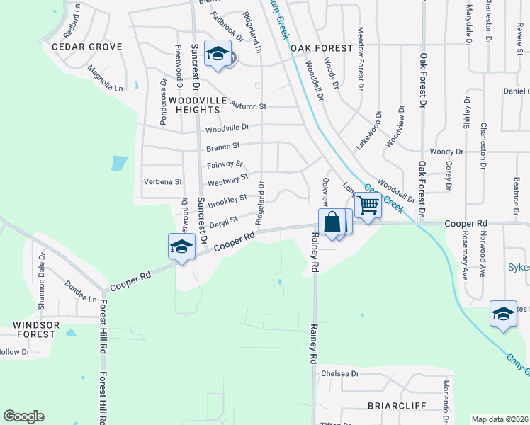 map of restaurants, bars, coffee shops, grocery stores, and more near 3344 Ridgeland Dr in Jackson