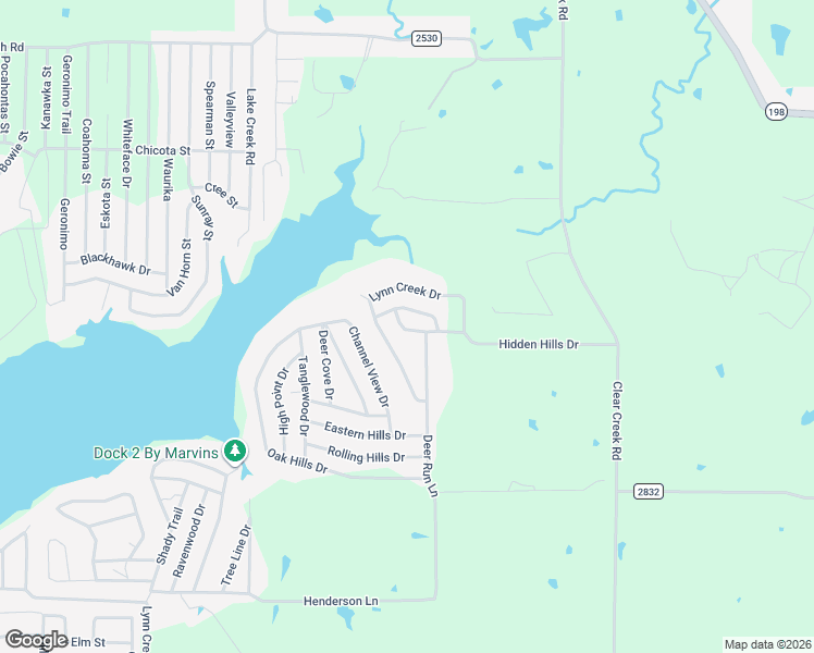 map of restaurants, bars, coffee shops, grocery stores, and more near 128 Hidden Hills Drive in Mabank