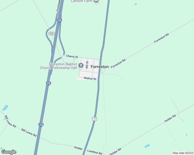 map of restaurants, bars, coffee shops, grocery stores, and more near 306 4th Street in Forreston