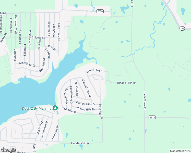 map of restaurants, bars, coffee shops, grocery stores, and more near 128 Hidden Hills Drive in Mabank