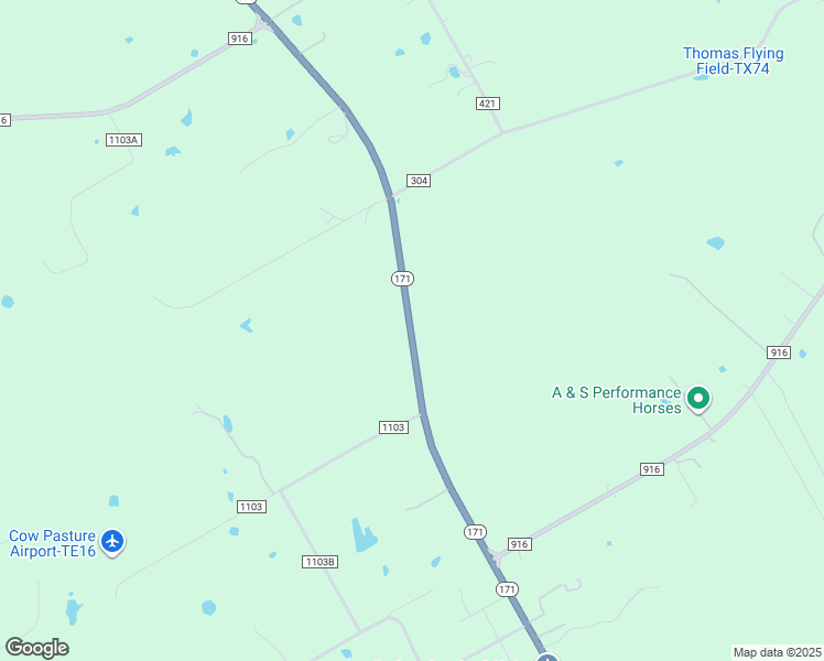 map of restaurants, bars, coffee shops, grocery stores, and more near 7864 Farm to Market 916 in Grandview