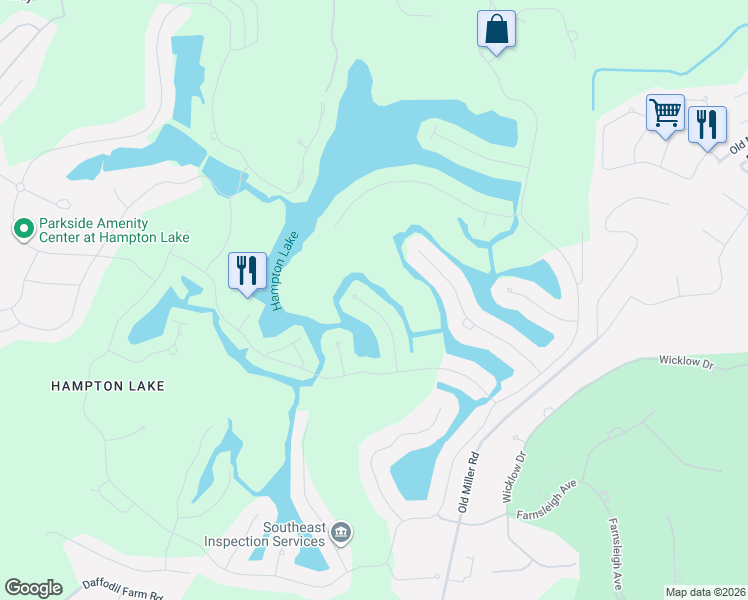 map of restaurants, bars, coffee shops, grocery stores, and more near 23 Harborage Court in Bluffton
