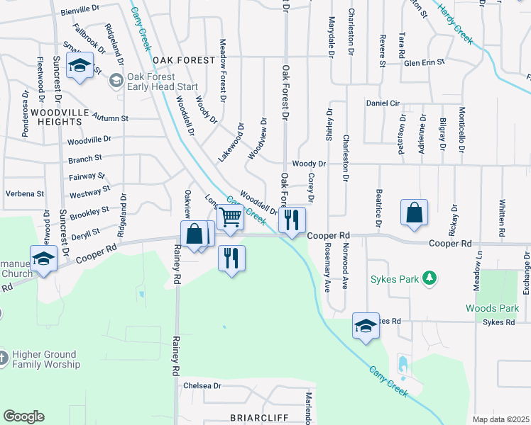 map of restaurants, bars, coffee shops, grocery stores, and more near in Jackson