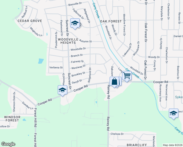 map of restaurants, bars, coffee shops, grocery stores, and more near 3344 Ridgeland Drive in Jackson