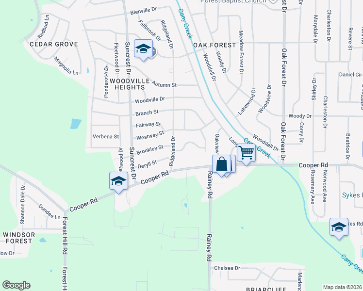 map of restaurants, bars, coffee shops, grocery stores, and more near 3310 Ridgeland Drive in Jackson