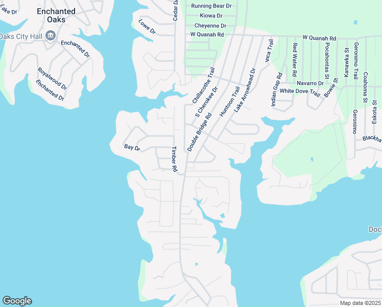 map of restaurants, bars, coffee shops, grocery stores, and more near 220 Huntoon Trail in Mabank