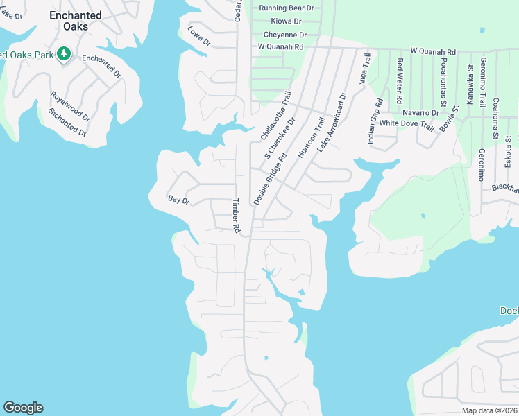 map of restaurants, bars, coffee shops, grocery stores, and more near 220 Huntoon Trail in Mabank