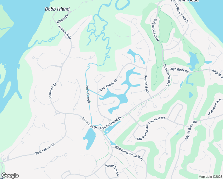 map of restaurants, bars, coffee shops, grocery stores, and more near 3 Fiddlers Way in Hilton Head Island