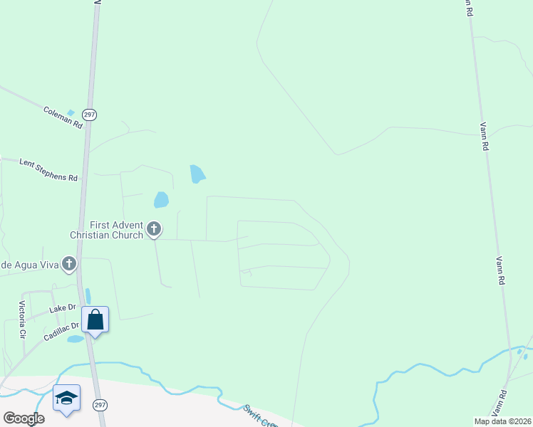 map of restaurants, bars, coffee shops, grocery stores, and more near 151 Annie Mae Drive in Vidalia
