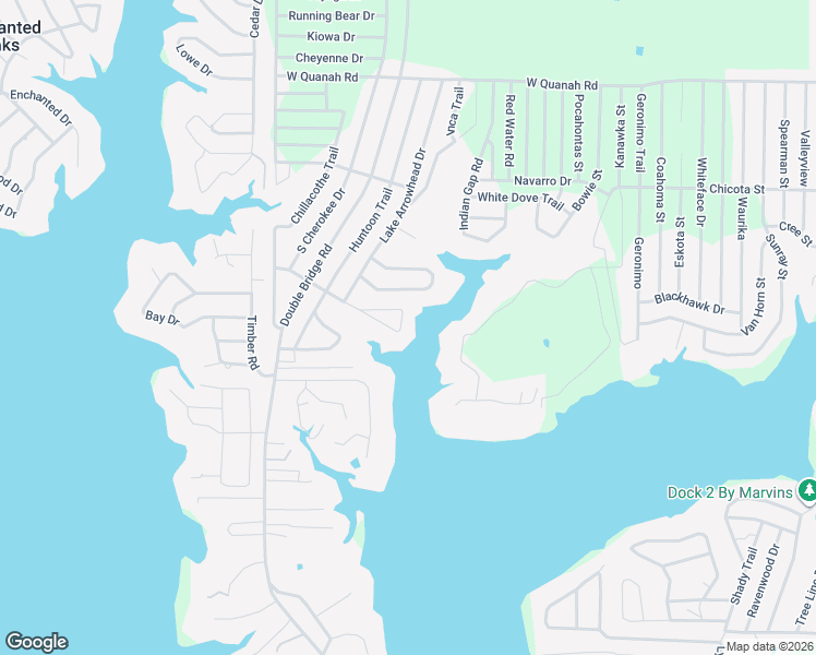 map of restaurants, bars, coffee shops, grocery stores, and more near 156 Red Bluff Loop in Mabank