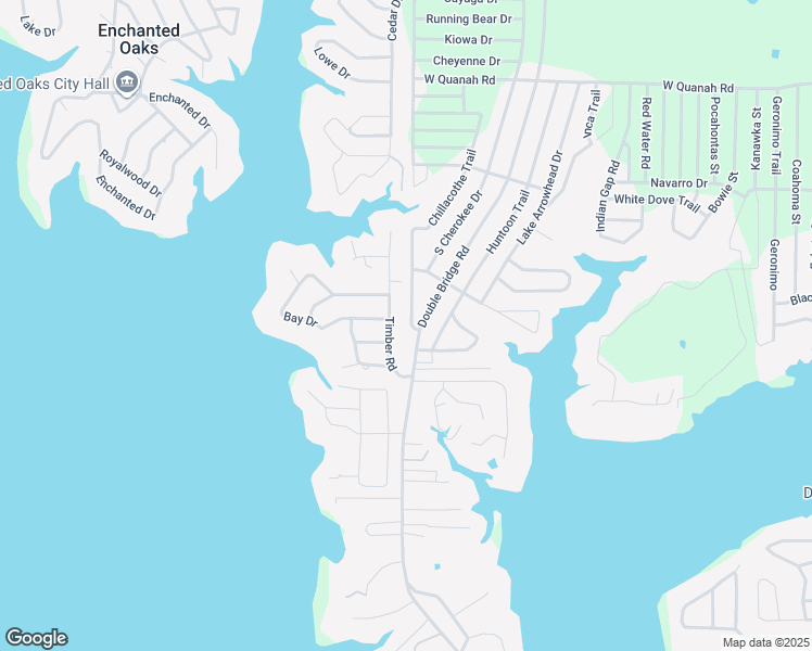 map of restaurants, bars, coffee shops, grocery stores, and more near 103 Chillacothe Trail in Mabank