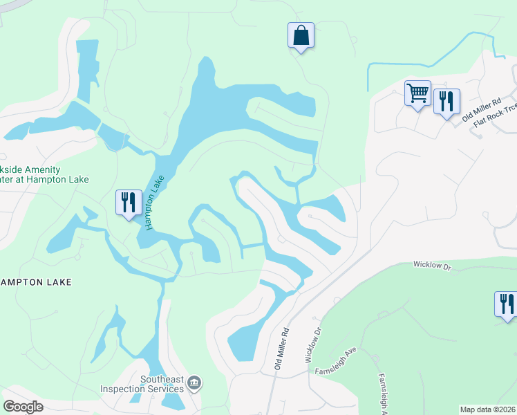 map of restaurants, bars, coffee shops, grocery stores, and more near 47 Anchor Cove Ct in Bluffton