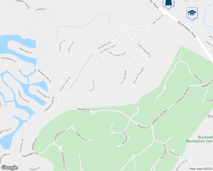 map of restaurants, bars, coffee shops, grocery stores, and more near 486 Live Oak Walk in Bluffton