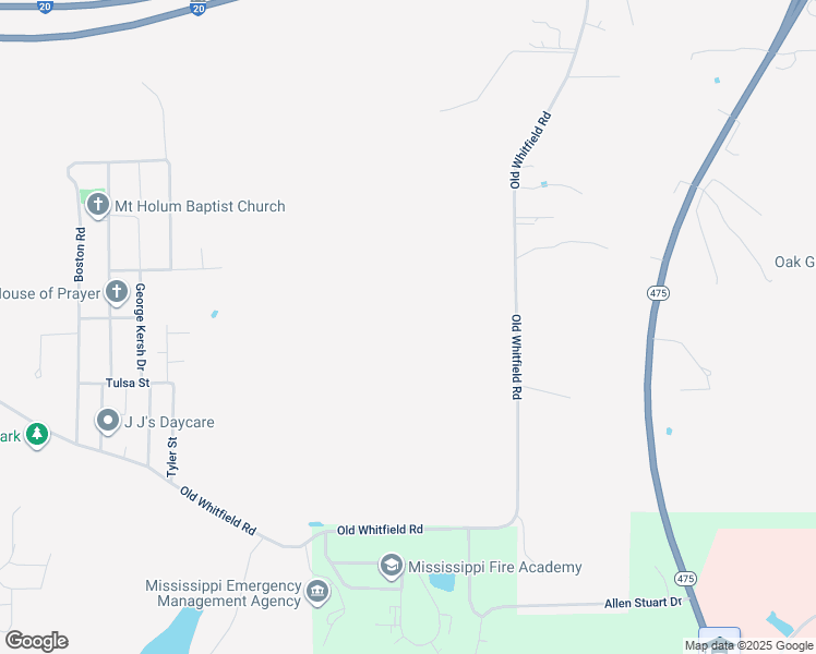 map of restaurants, bars, coffee shops, grocery stores, and more near 1135-1233 Old Whitfield Road in Pearl