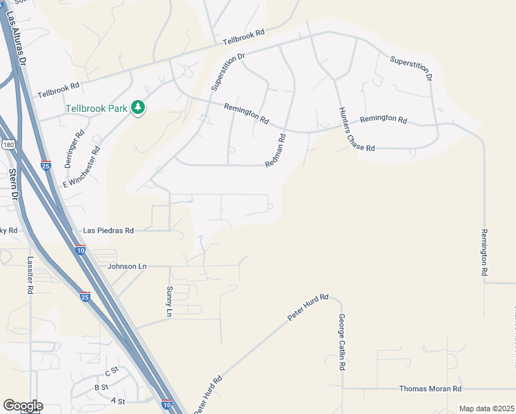 map of restaurants, bars, coffee shops, grocery stores, and more near 5275 Spirit Hunter Court in Las Cruces