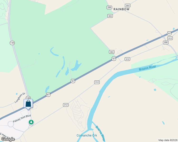 map of restaurants, bars, coffee shops, grocery stores, and more near in Glen Rose