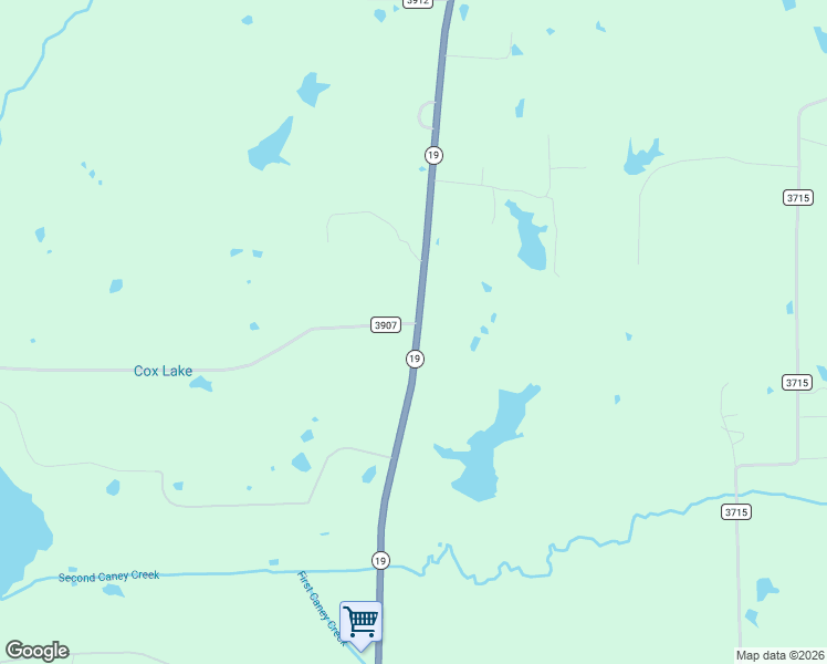 map of restaurants, bars, coffee shops, grocery stores, and more near 7952 Texas 19 in Athens