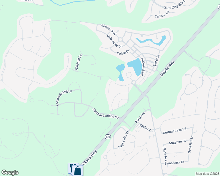 map of restaurants, bars, coffee shops, grocery stores, and more near 124 Hopper Ridge Road in Bluffton