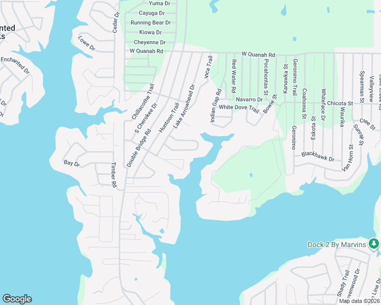 map of restaurants, bars, coffee shops, grocery stores, and more near 130 Little River Bend in Mabank