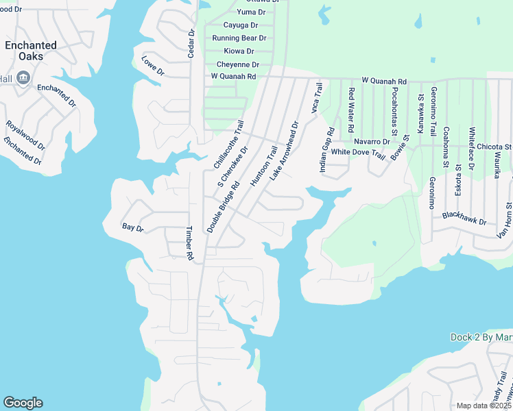 map of restaurants, bars, coffee shops, grocery stores, and more near 199 Huntoon Trail in Mabank