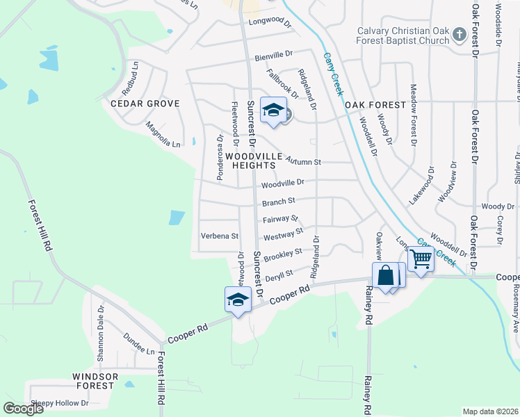 map of restaurants, bars, coffee shops, grocery stores, and more near 1081 Branch Street in Jackson