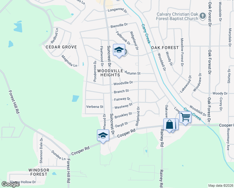 map of restaurants, bars, coffee shops, grocery stores, and more near 1081 Branch Street in Jackson