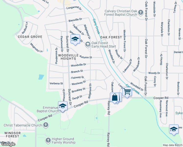 map of restaurants, bars, coffee shops, grocery stores, and more near 3236 Ridgeland Drive in Jackson