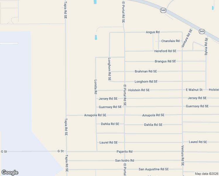map of restaurants, bars, coffee shops, grocery stores, and more near 5201-5499 Holstein Road Southeast in Deming