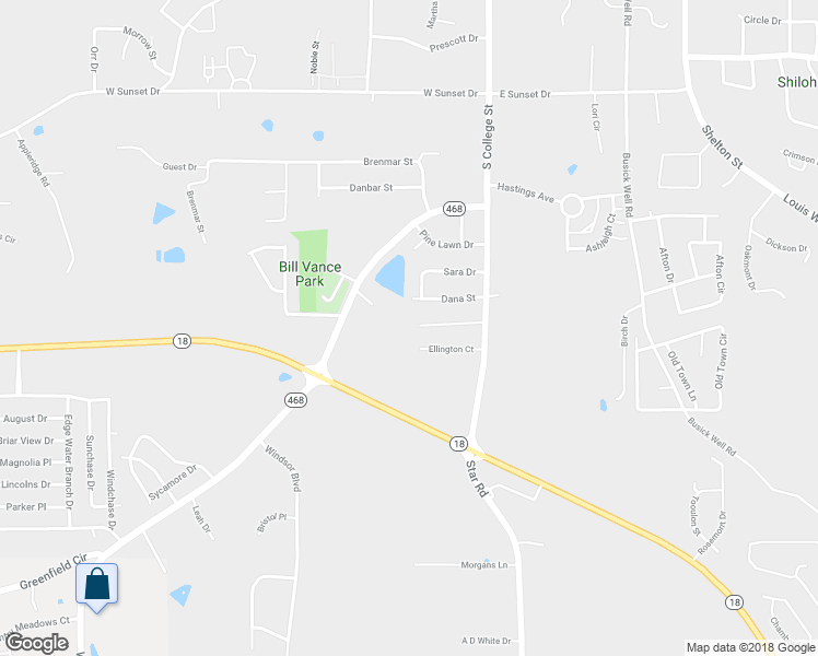 map of restaurants, bars, coffee shops, grocery stores, and more near 1035 College South Cove in Brandon