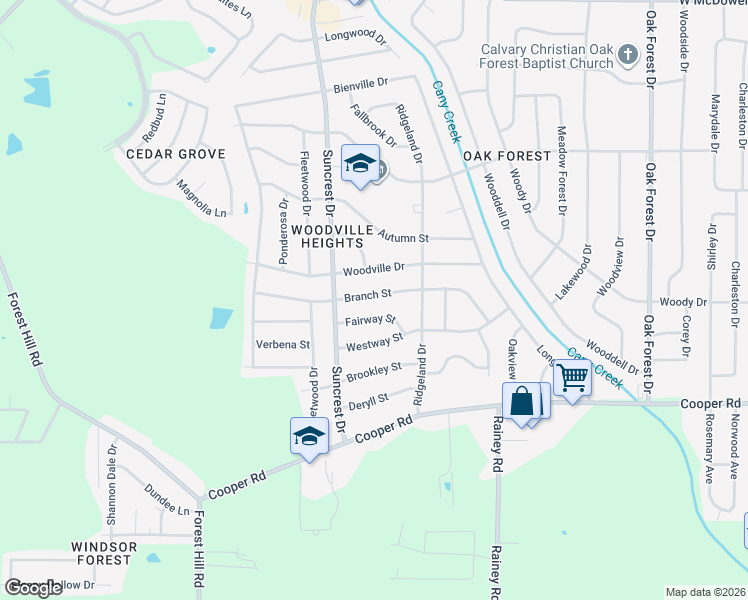 map of restaurants, bars, coffee shops, grocery stores, and more near 1081 Branch Street in Jackson