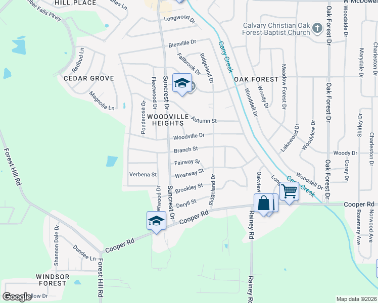 map of restaurants, bars, coffee shops, grocery stores, and more near 1081 Branch Street in Jackson