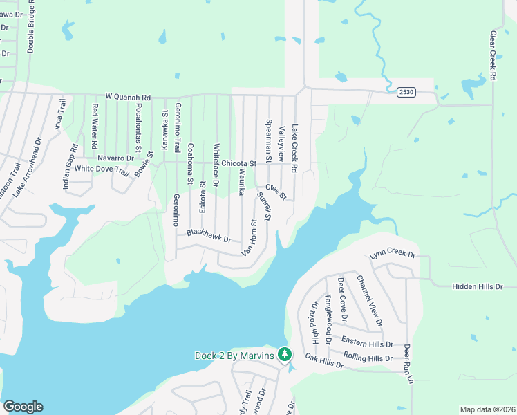 map of restaurants, bars, coffee shops, grocery stores, and more near 118 Van Horn Street in Mabank