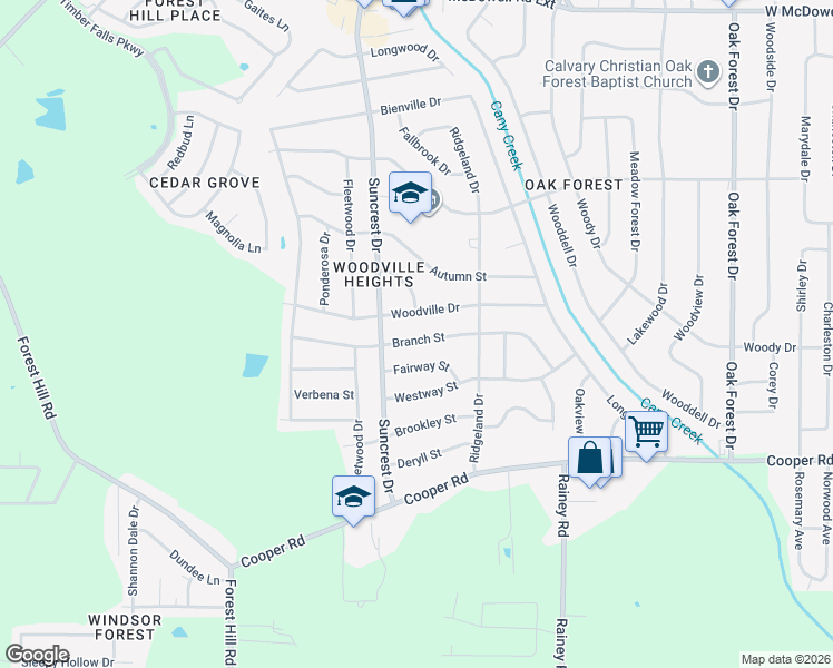 map of restaurants, bars, coffee shops, grocery stores, and more near 1081 Branch Street in Jackson