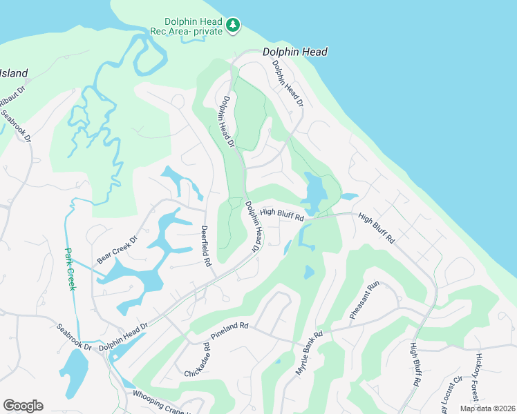 map of restaurants, bars, coffee shops, grocery stores, and more near 35 Cottonwood Ln in Hilton Head Island