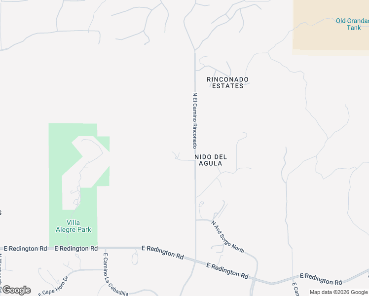 map of restaurants, bars, coffee shops, grocery stores, and more near 2745 North El Camino Rinconado in Tucson