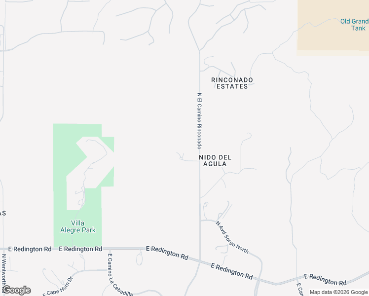 map of restaurants, bars, coffee shops, grocery stores, and more near 2745 North El Camino Rinconado in Tucson