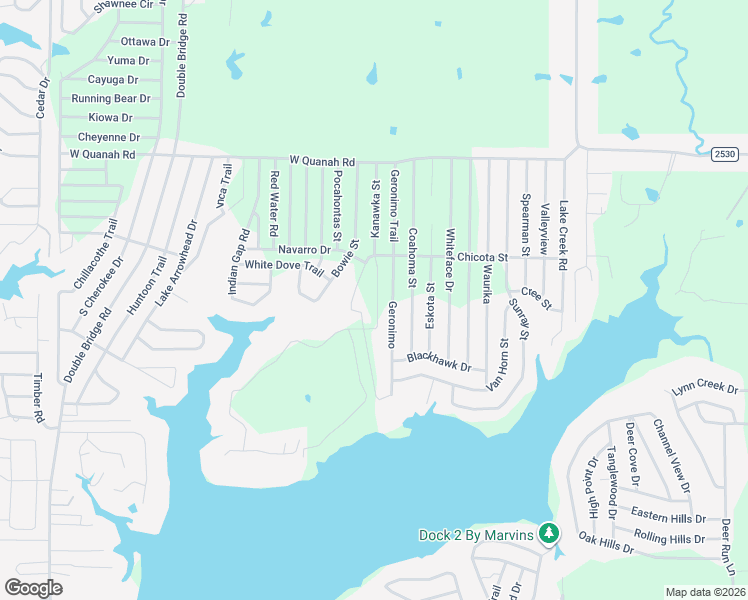 map of restaurants, bars, coffee shops, grocery stores, and more near 110 Chicota Street in Mabank