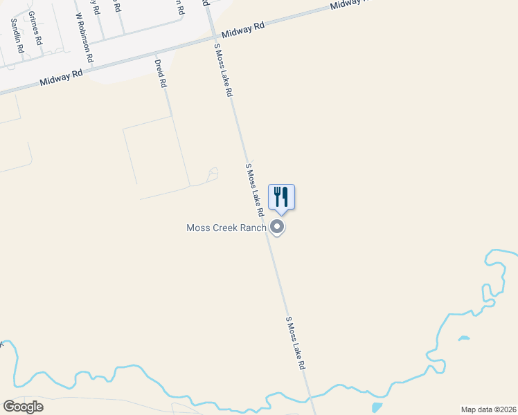 map of restaurants, bars, coffee shops, grocery stores, and more near 1418 S Moss Lake Rd in Big Spring