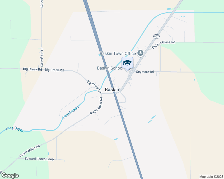 map of restaurants, bars, coffee shops, grocery stores, and more near in Baskin