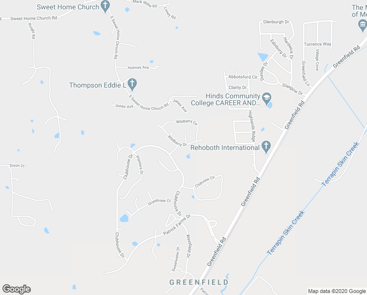 map of restaurants, bars, coffee shops, grocery stores, and more near 502 Wildberry Drive in Pearl