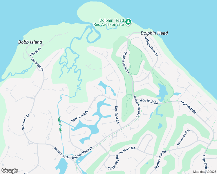 map of restaurants, bars, coffee shops, grocery stores, and more near 9 Trillium Lane in Hilton Head Island