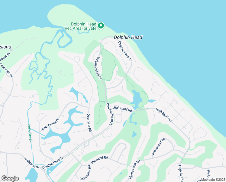 map of restaurants, bars, coffee shops, grocery stores, and more near 32 Cottonwood Lane in Hilton Head Island